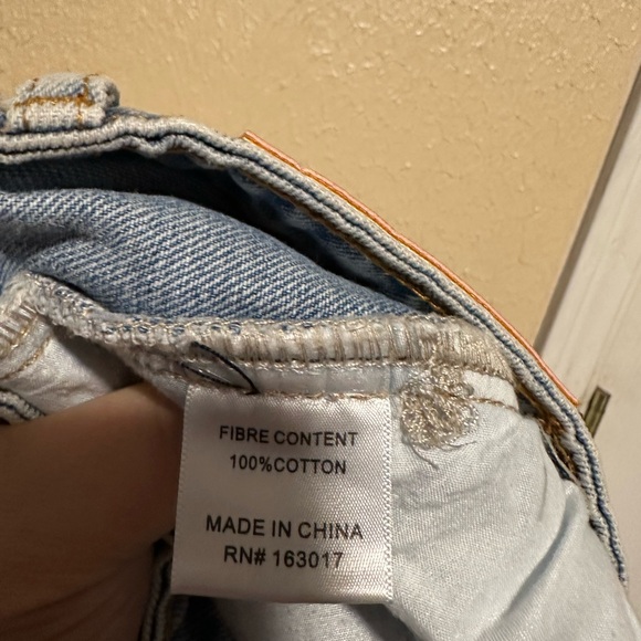 PRINCESS POLLY Wide Leg Jeans Size 10 Baggy High Waist - Picture 6 of 6